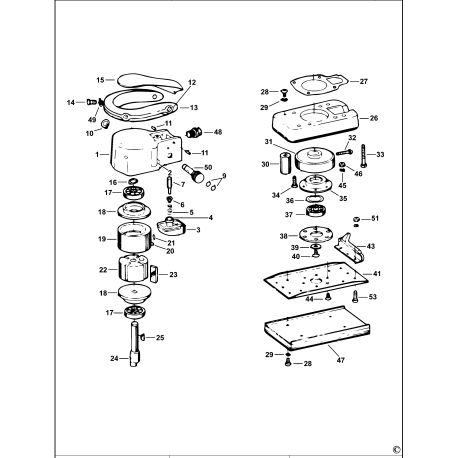 AS100B Type 1 Orbital Sander