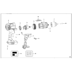 BDP050 Tipo 1 Es-cordless Drill/driver