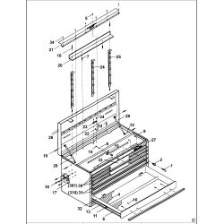 MB9100A Type 1 Roller Cabinet 1 Unid.