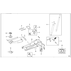 JTL2T Type 1 Hydraulic Jack 1 Unid.