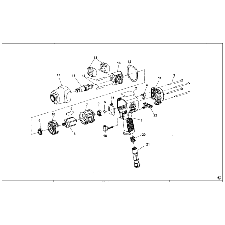 AW4300 Tipo 1 Llave De Impacto