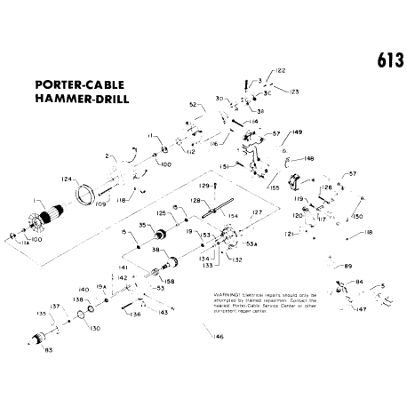 J-613 Type 1 Hammer Drill