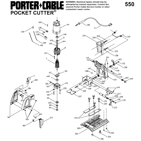 J-550 Type 1 Pocket Cutter