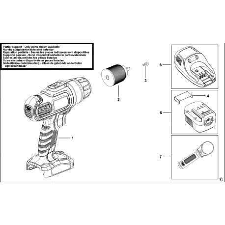BD188F4 Type H1 C'LESS DRILL/DRIVER