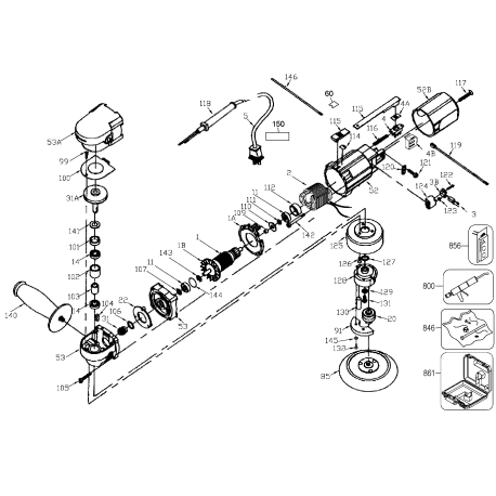 J-7334 Type 1 Random Orbit Sander