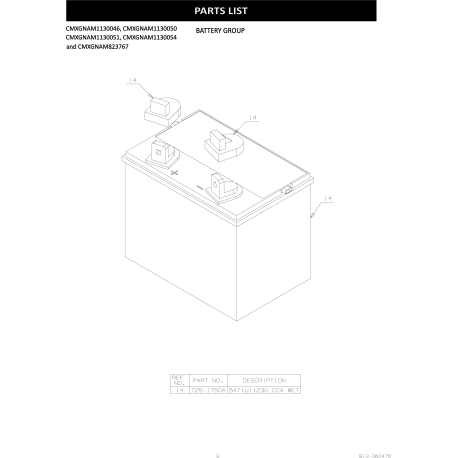 CMXGNAM823767 Type 2018 Zero Turn Mower