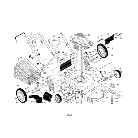 917.374380 Tipo 0 Es-lawn Mower