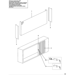 654 RV Type 1 Shelving Cabinet 1 Unid.