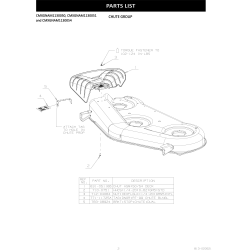 CMXGNAM1130054 Tipo 2018 Es-zero Turn Mower 1 Unid.