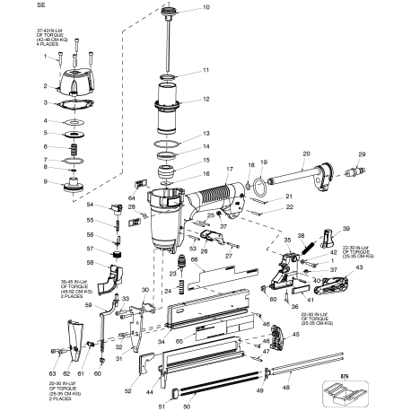 NS150C Type 1 Pneumatic Stapler