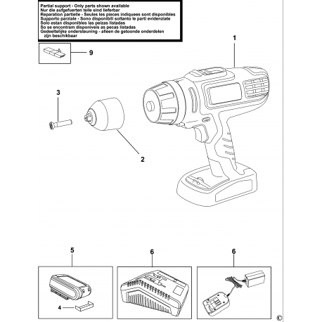 HP146F4LBK Type H1 CORDLESS DRILL