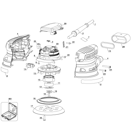 392 Type 1 Random Orbit Sander