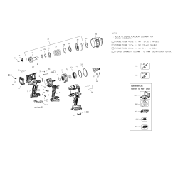 DCF964P2 Tipo 1 Es-cordless Impact Wrench