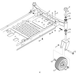 247.204121 Tipo 0 Es-zero Turn Mower 1 Unid.