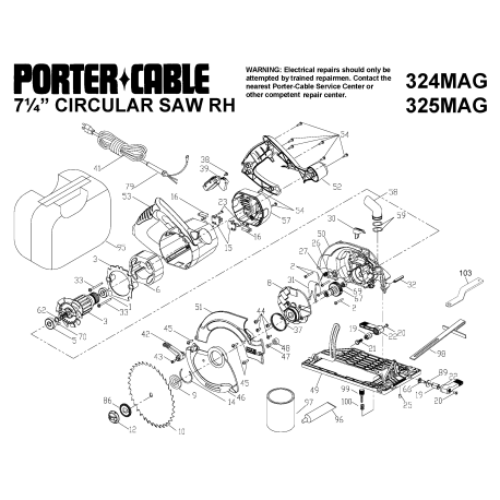 324MAGV Type 1 Circular Saw