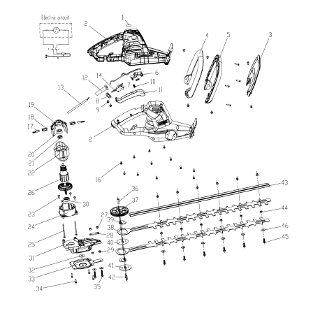 172.797740 Type 0 Hedge Trimmer