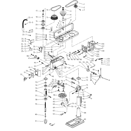 124.34984 Tipo 0 Es-drill Press