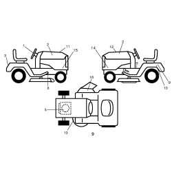 917.203831 Tipo 0 Es-lawn Tractor