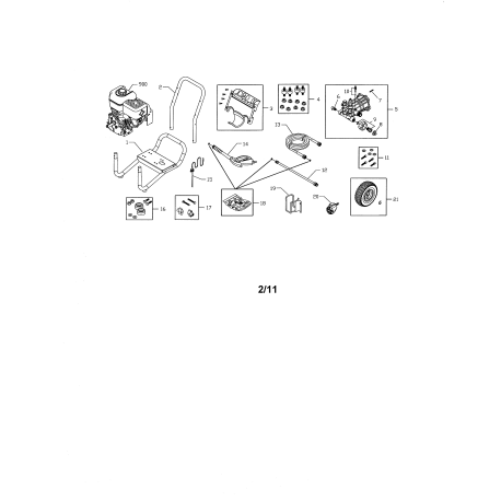 580.752541 Type 0 Pressure Washer