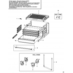 ROLL.C4M3 Type 1 Drawer Cabinet