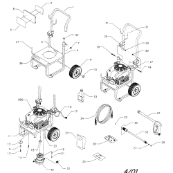 580.767200 Type 0 Pressure Washer 1 Unid.