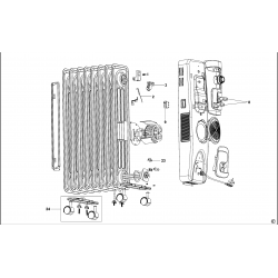 OR12FB Type 1 Radiatore Olio