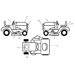 917.273980 Tipo 0 Es-lawn Tractor