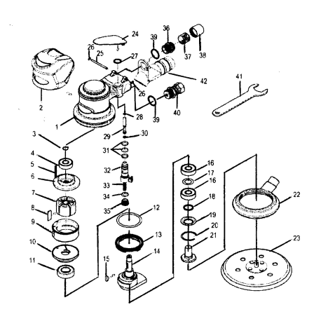 875.199600 Type 0 Orbital Sander