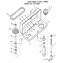 113.213090 Type 0 Drill Press