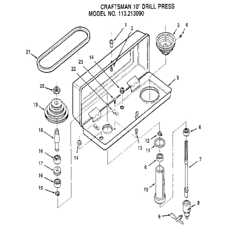 113.213090 Type 0 Drill Press