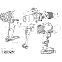 CMCD700C1 Type 1 Cordless Drill/driver 4 Unid.