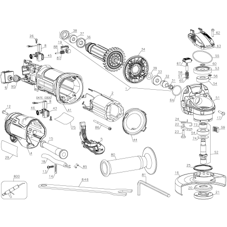 CMEG200 Type 10 Angle Grinder