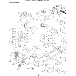 917.991090 Tipo 0 Es-lawn Tractor