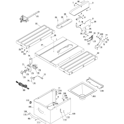 36-968 Type 1 Table Saw 1 Unid.