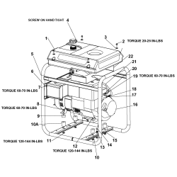 GHV4500S1 Tipo 0 G 4500w 9hp Honda 1 Unid.