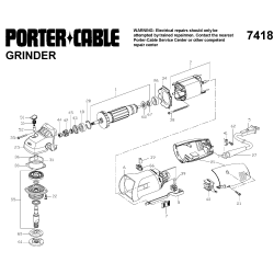 7418 Tipo 1 4-1/2in Slide Grinder