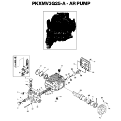 2403CWH Type 0 P 2400psi 3.0gpm 6.5hp Ho