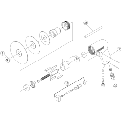 PTS2 Type 1 Sander Air High Speed