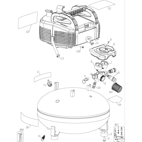 CMEC6150 Tipo 1 Shell 150 Psi 6 Gal Oil-f