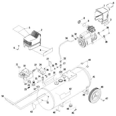 919-16500 Tipo 0 A 5.0hp 25g Hp Pl 1stg 12