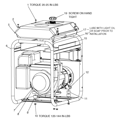 GBVF5000 Type 0 G 5000w 9hp B&s