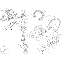 TR1700 Tipo 1 17 Hedge Trimmer 1 Unid.