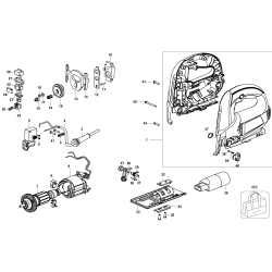 KS505B Tipo 1 500w Vs Jigsaw Kit W/15 B 2 Unid.