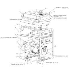 DGHC6510-WK Tipo 0 G 6500w 13hp Honda 10 Unid.