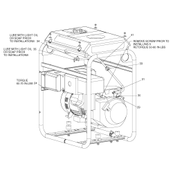 DGHC6510-WK Type 0 G 6500w 13hp Honda