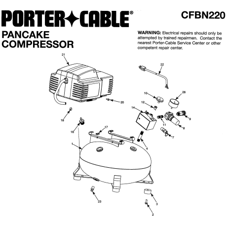 CFBN220 Type 0 A 2.0hp 6g Pc Um 1stg 120