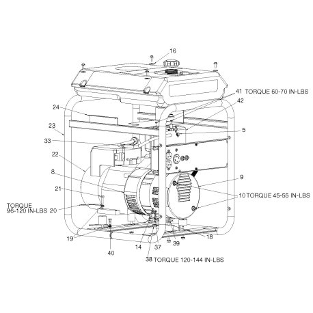 BSI525-W Tipo 0 G 5250w 10hp B&s Ohv