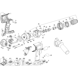 DC935VA Tipo 1 14.4v Hammerdrill 1 Unid.