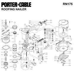 RN175 Type 1 Coil Roofing Nailer