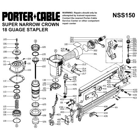 NSS150 Type 1 Super 1.5 Nc Stapler